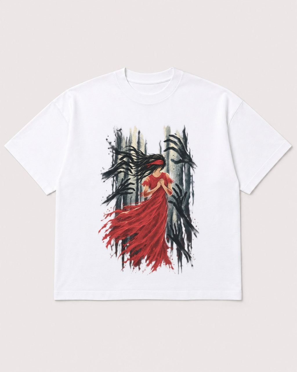 Mockup Boxy Heavyweight Tee White product