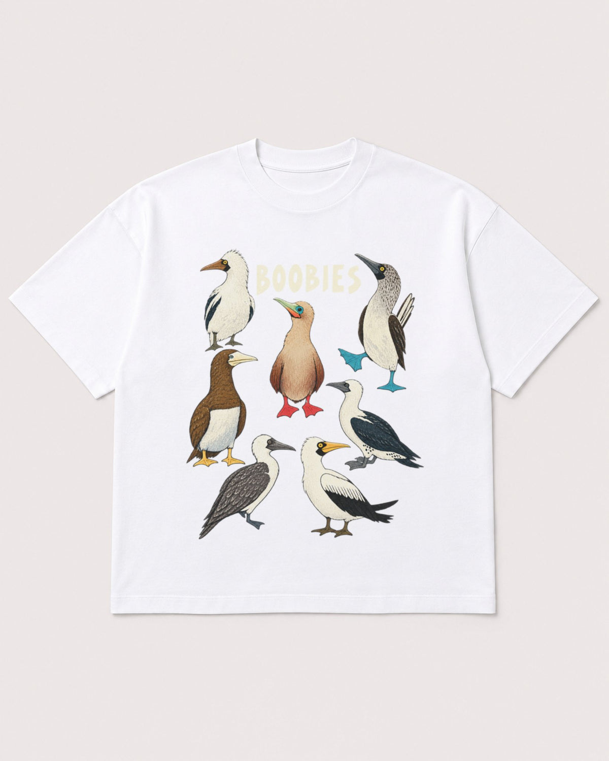 Mockup Boxy Heavyweight Tee White product