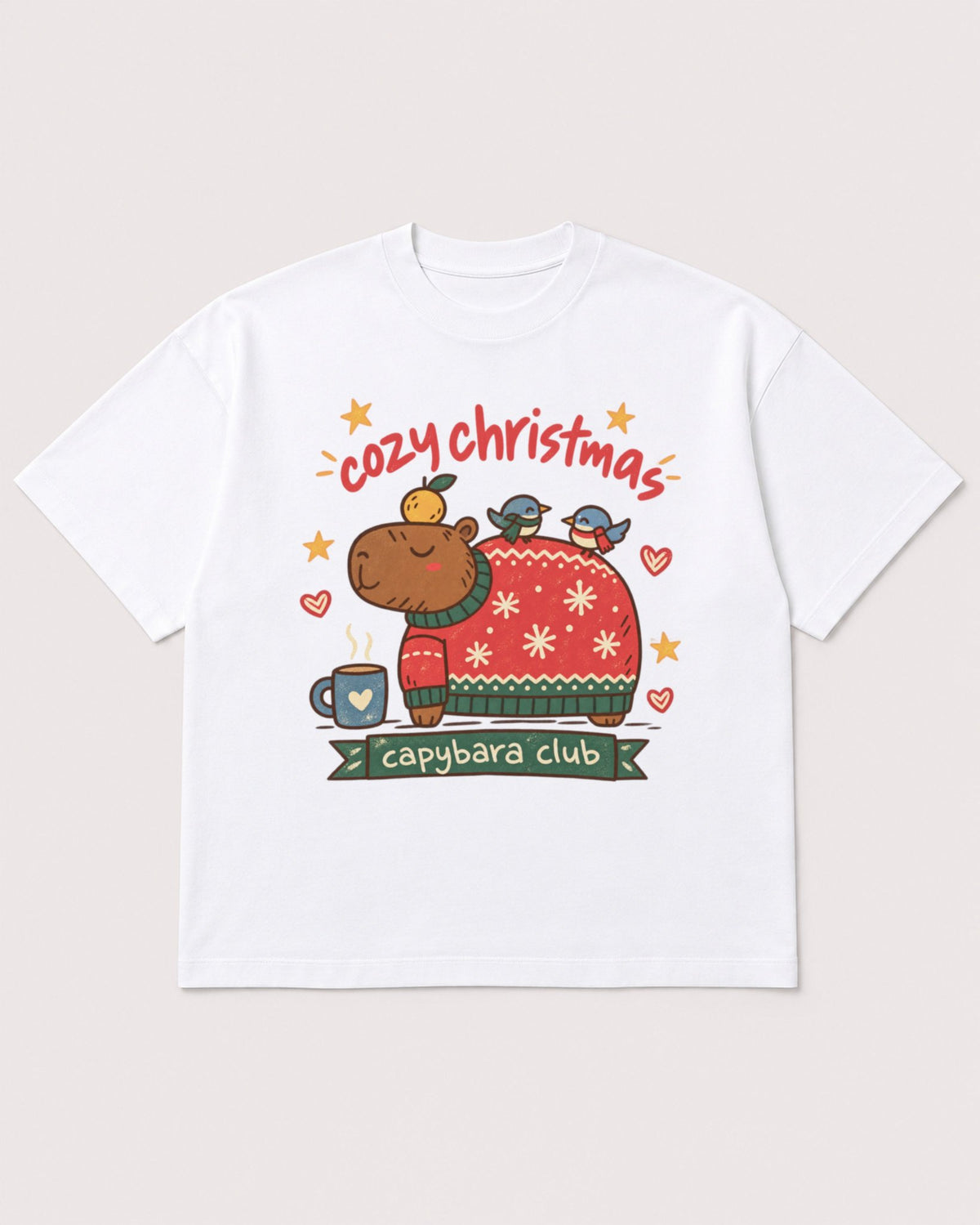 Mockup Boxy Heavyweight Tee White product