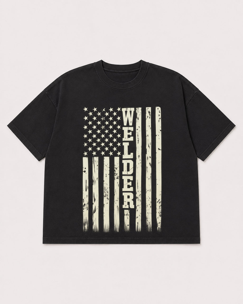 Mockup Boxy Heavyweight Tee Black product