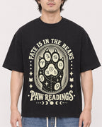 Mockup Boxy Heavyweight Tee Black male close-up 03