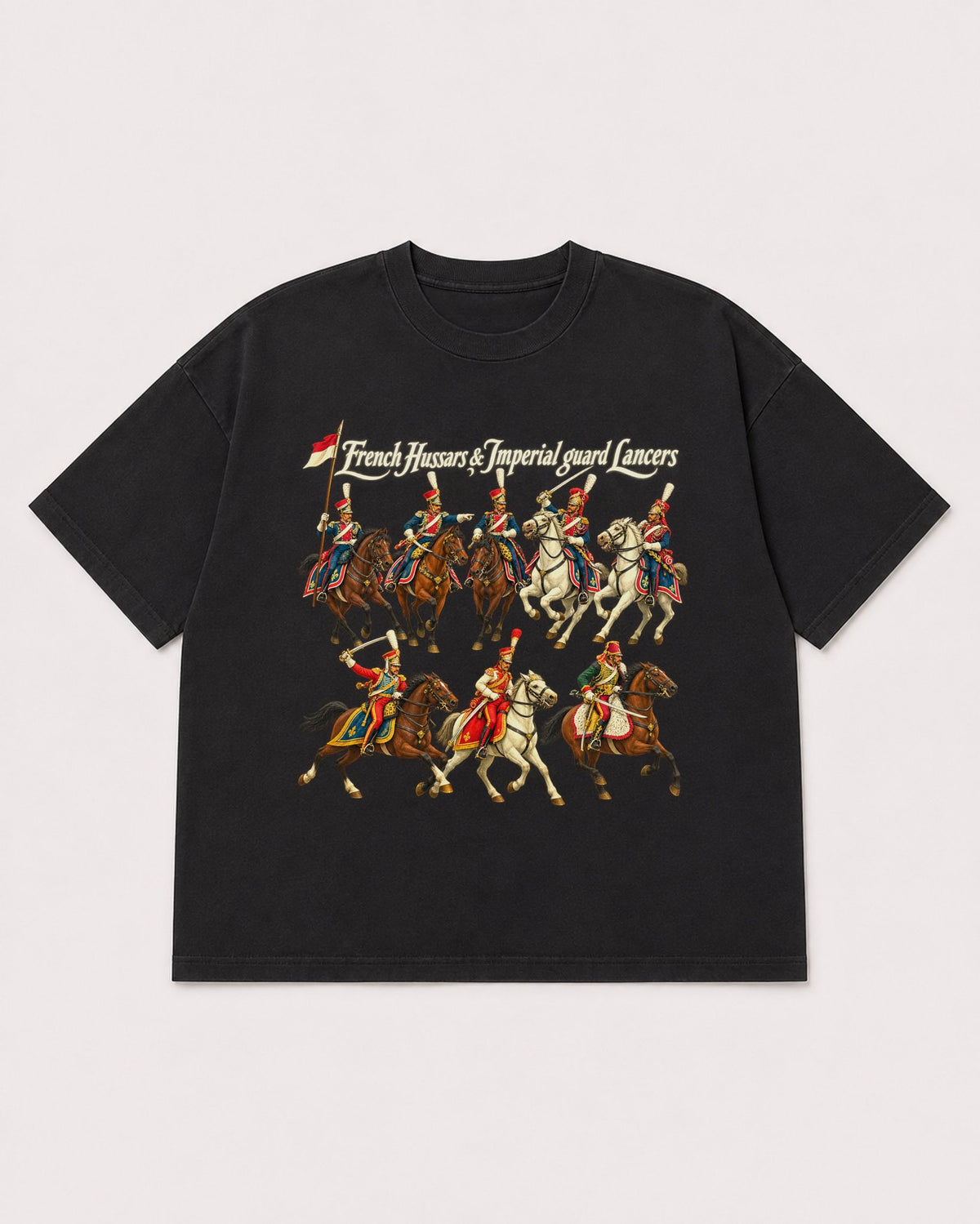 Mockup Boxy Heavyweight Tee Black product