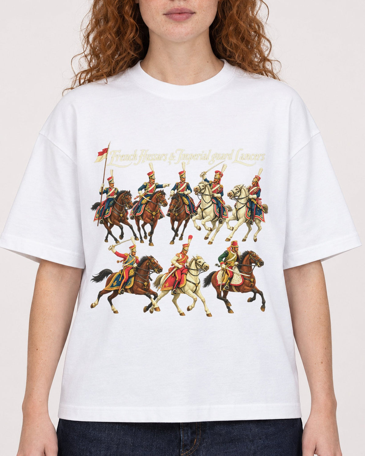 Mockup Boxy Heavyweight Tee White female close-up 09