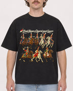 Mockup Boxy Heavyweight Tee Black male close-up 09