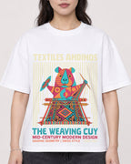 Mockup Boxy Heavyweight Tee White female close-up 03
