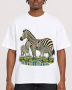 Mockup Boxy Heavyweight Tee White male close-up 05