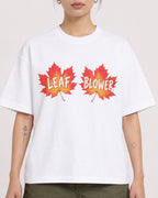 Mockup Boxy Heavyweight Tee White female close-up 12