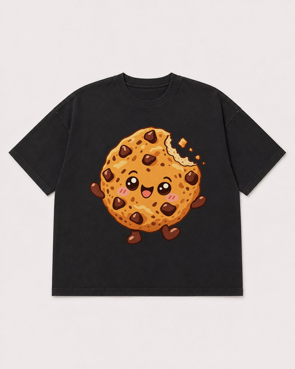 Mockup Boxy Heavyweight Tee Black product
