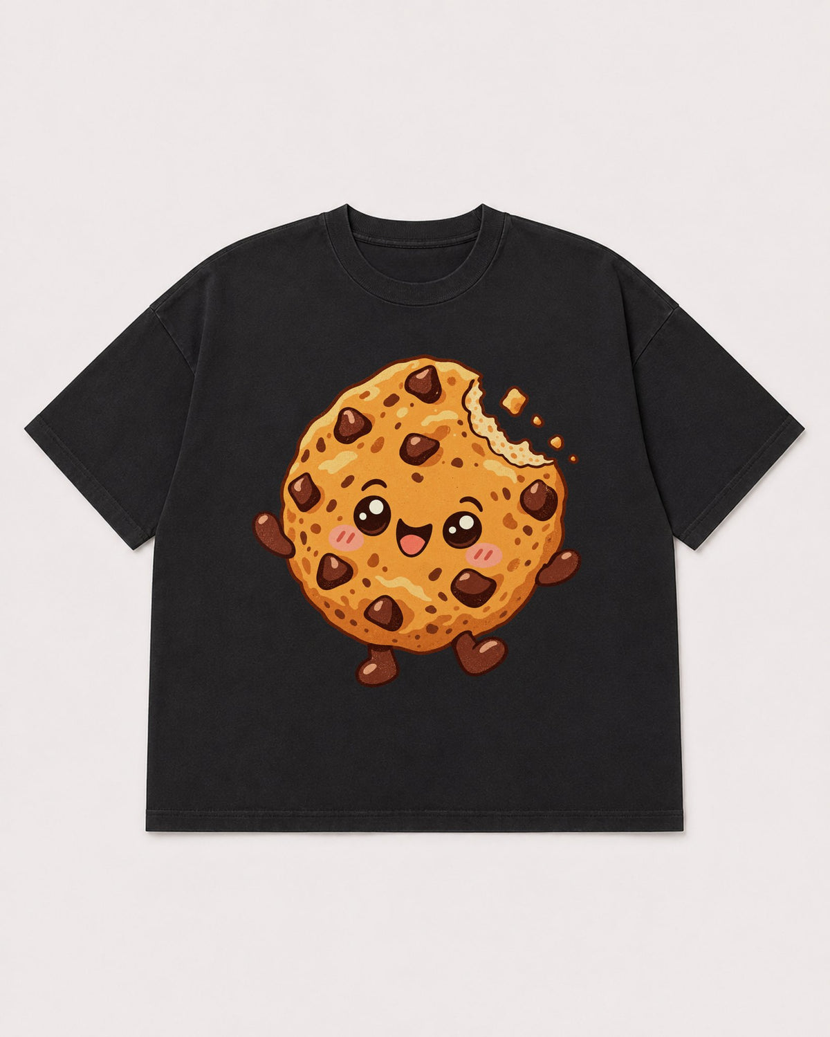 Mockup Boxy Heavyweight Tee Black product