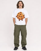 Mockup Boxy Heavyweight Tee White male full-body 49