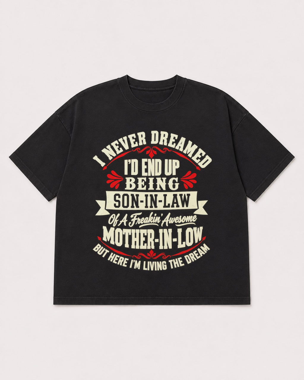 Mockup Boxy Heavyweight Tee Black product