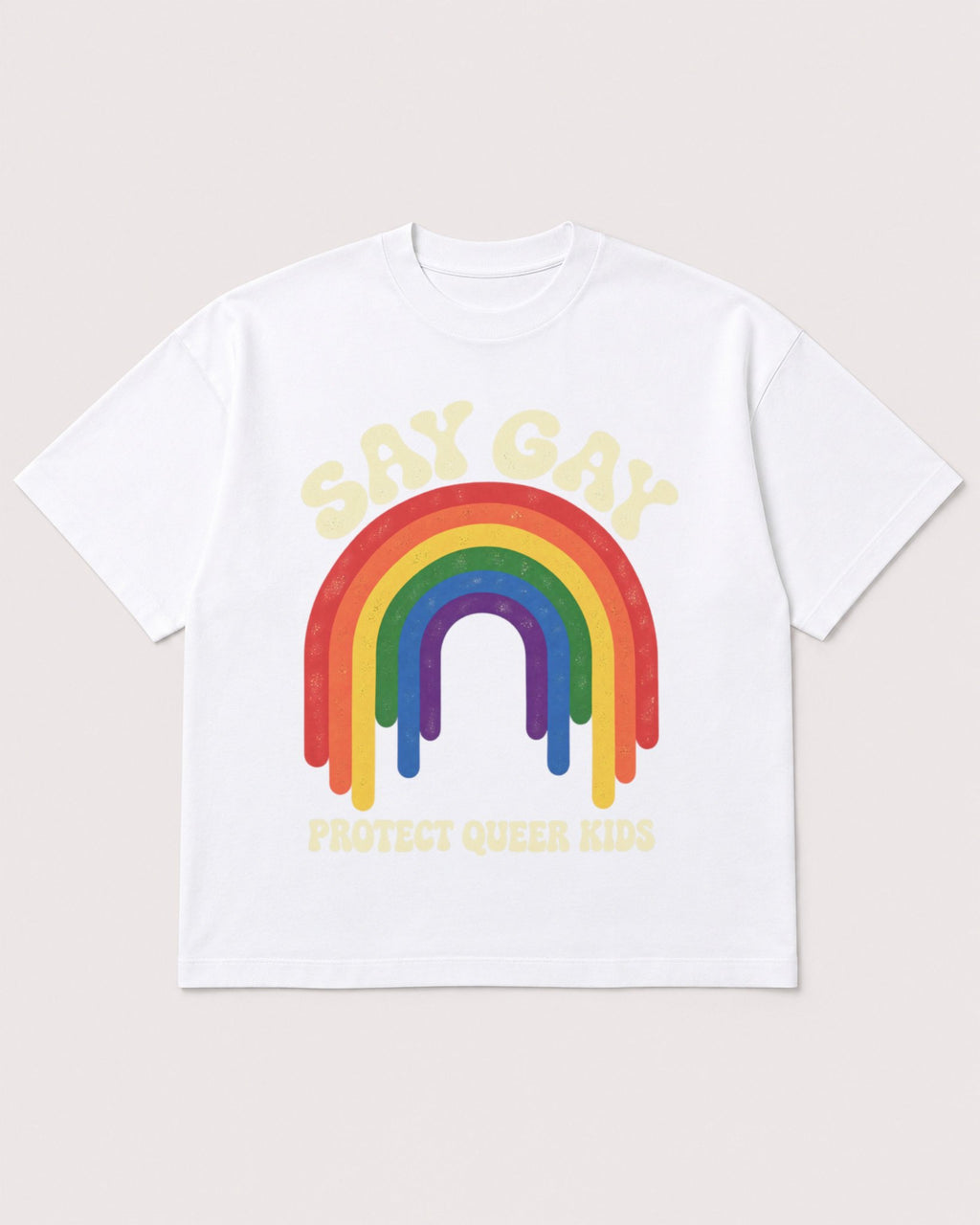 Mockup Boxy Heavyweight Tee White product