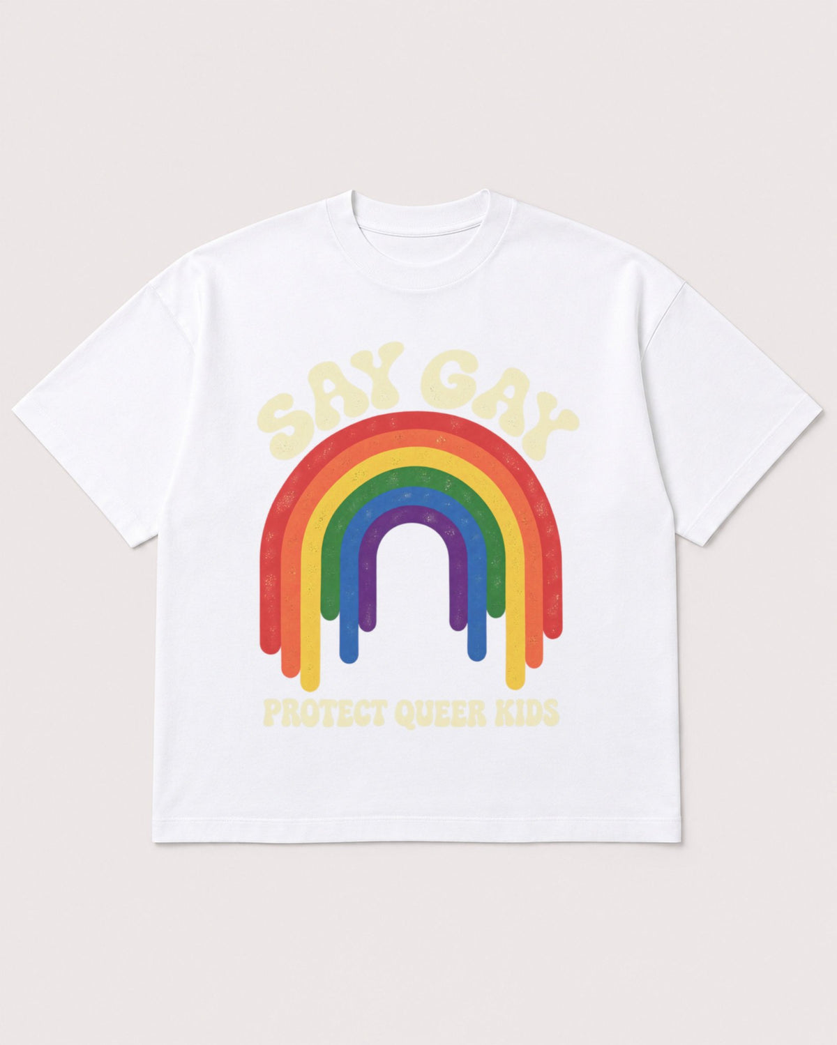 Mockup Boxy Heavyweight Tee White product