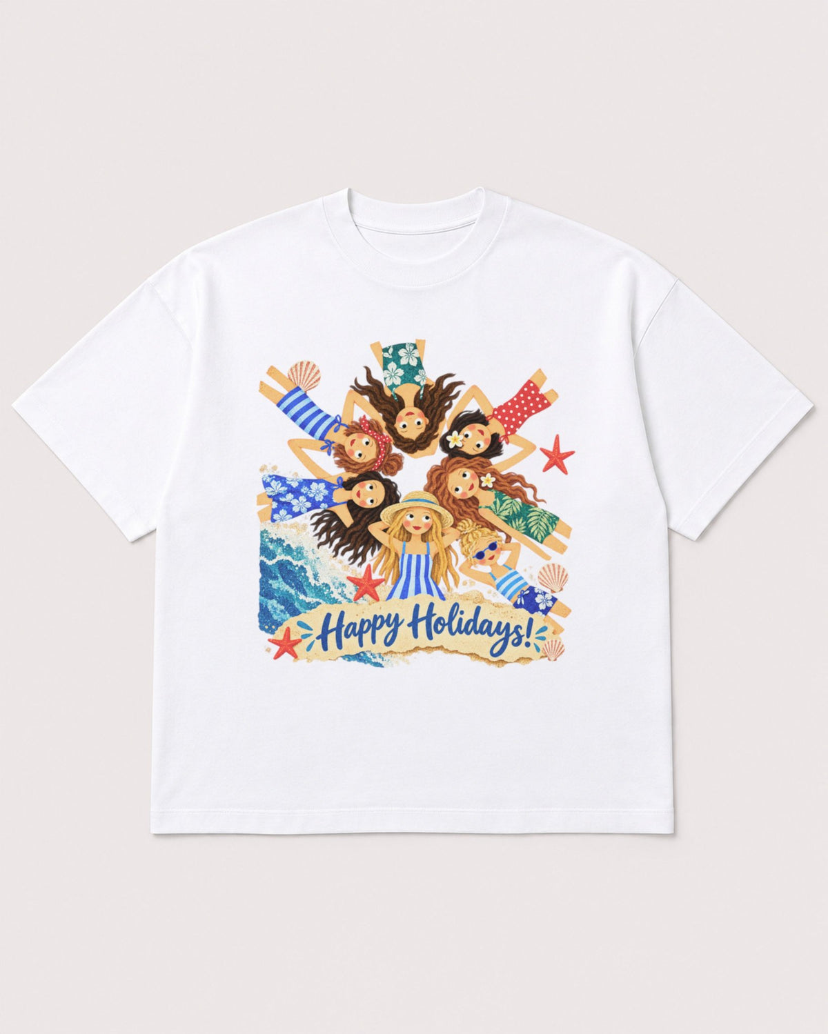 Mockup Boxy Heavyweight Tee White product