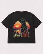 Mockup Boxy Heavyweight Tee Black product