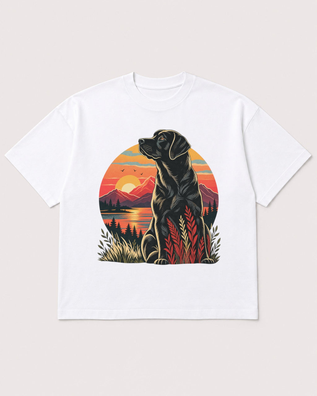 Mockup Boxy Heavyweight Tee White product