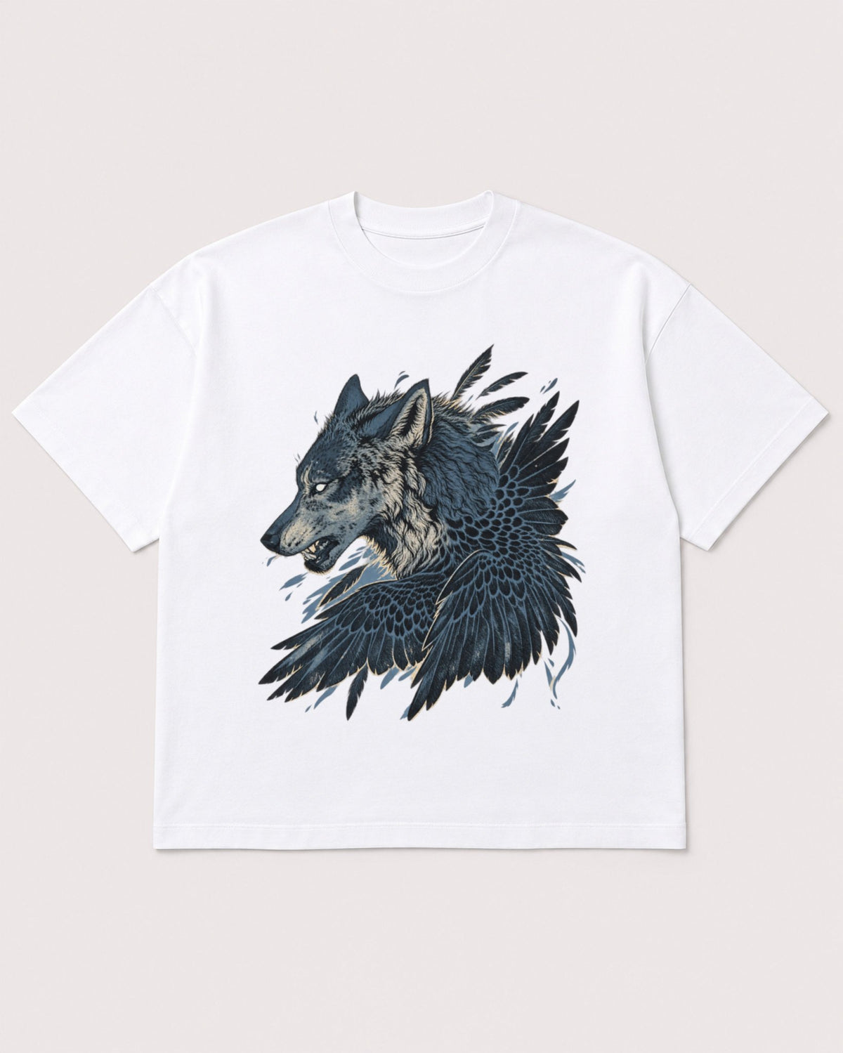 Mockup Boxy Heavyweight Tee White product