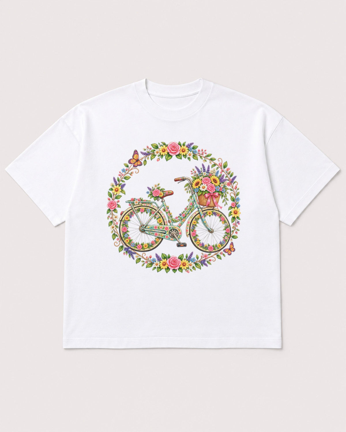 Mockup Boxy Heavyweight Tee White product