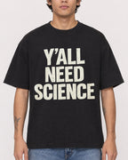 Mockup Boxy Heavyweight Tee Black male close-up 06