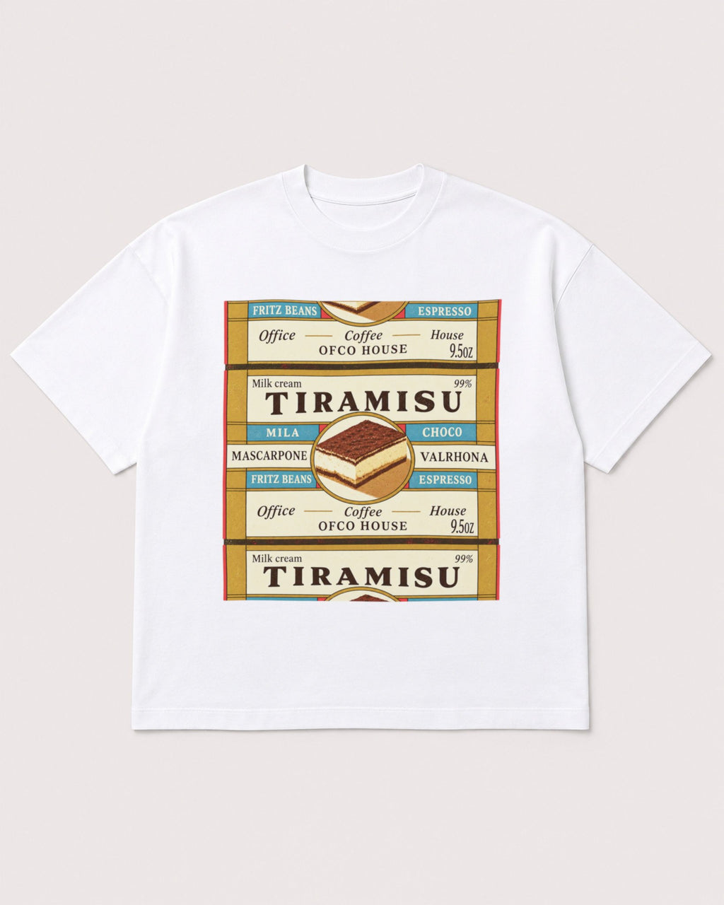 Mockup Boxy Heavyweight Tee White product