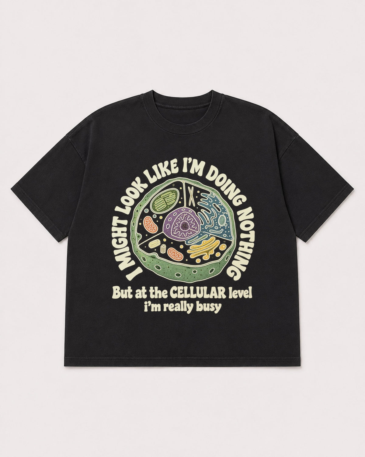 Mockup Boxy Heavyweight Tee Black product