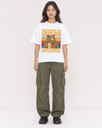 Mockup Boxy Heavyweight Tee White female full-body 02
