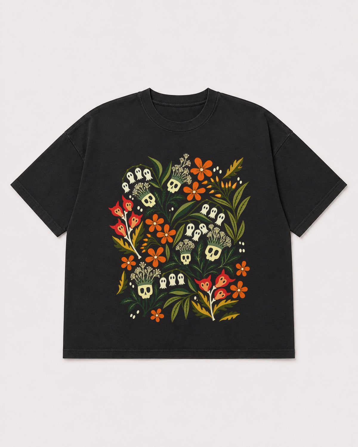 Mockup Boxy Heavyweight Tee Black product
