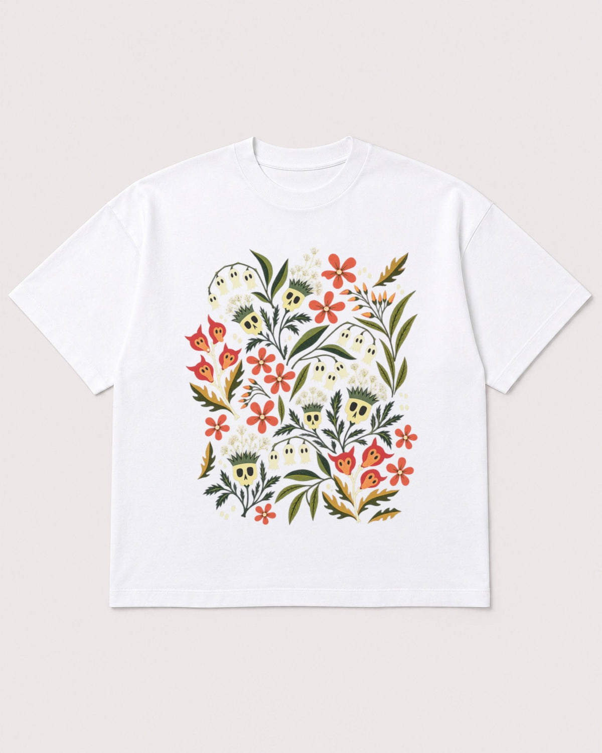 Mockup Boxy Heavyweight Tee White product