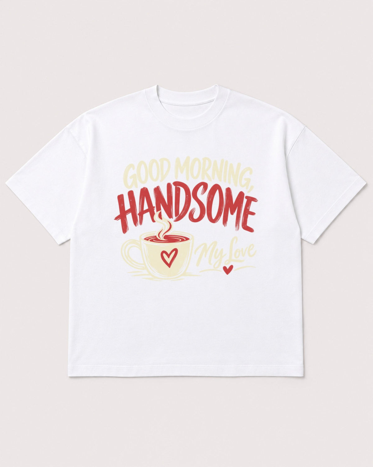 Mockup Boxy Heavyweight Tee White product