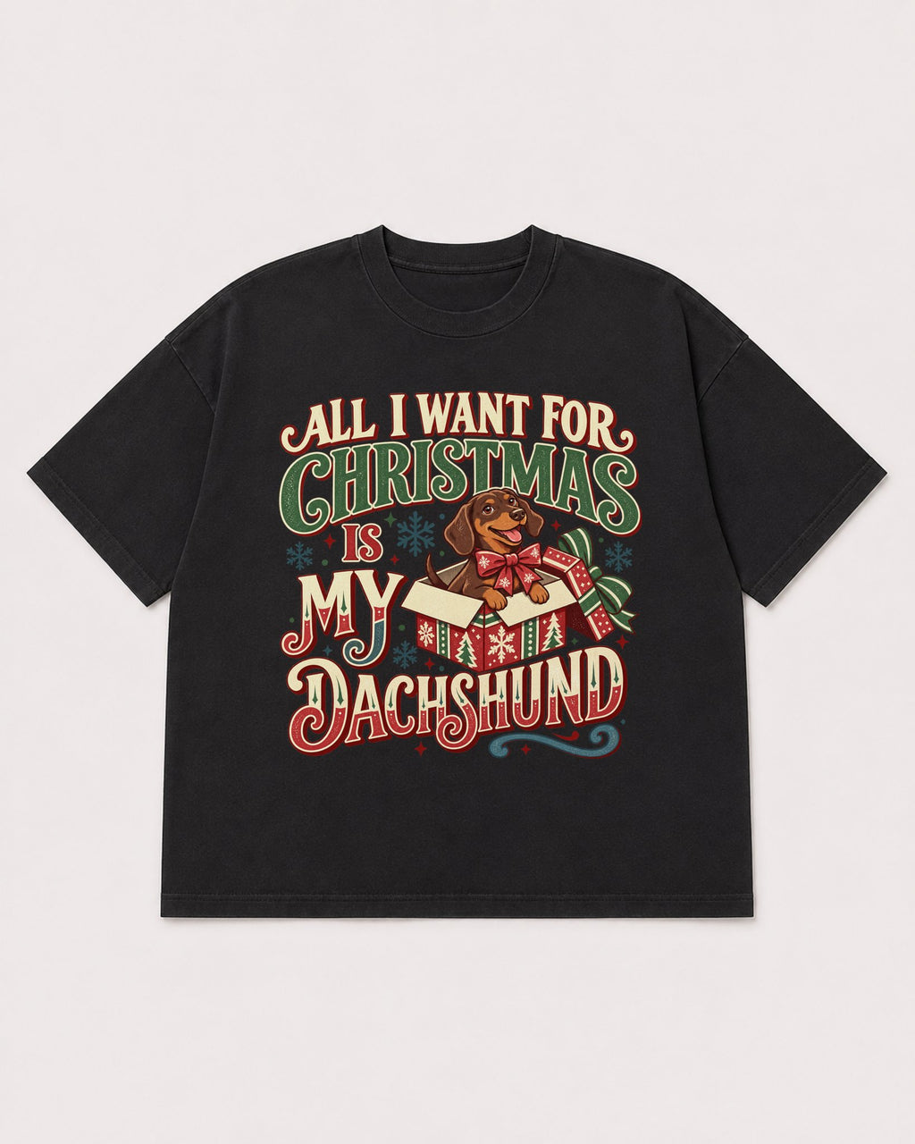 Mockup Boxy Heavyweight Tee Black product