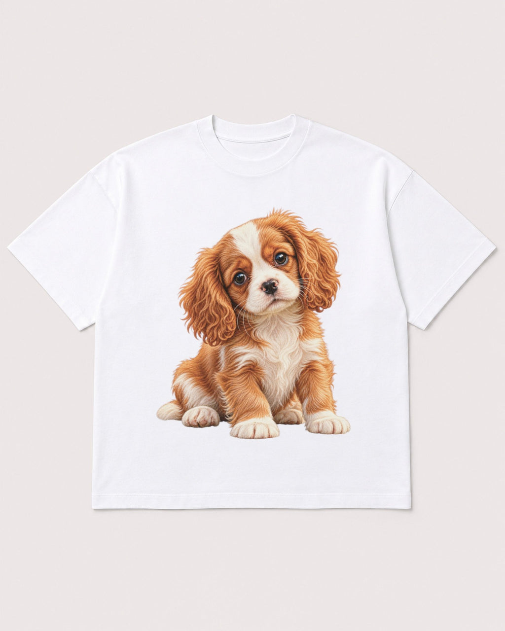 Mockup Boxy Heavyweight Tee White product