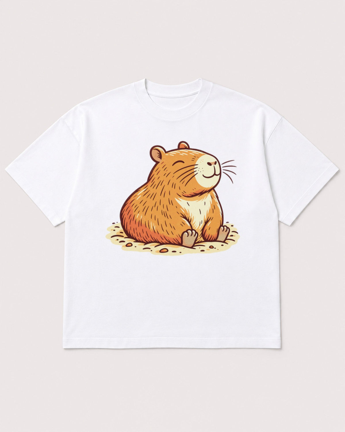 Mockup Boxy Heavyweight Tee White product