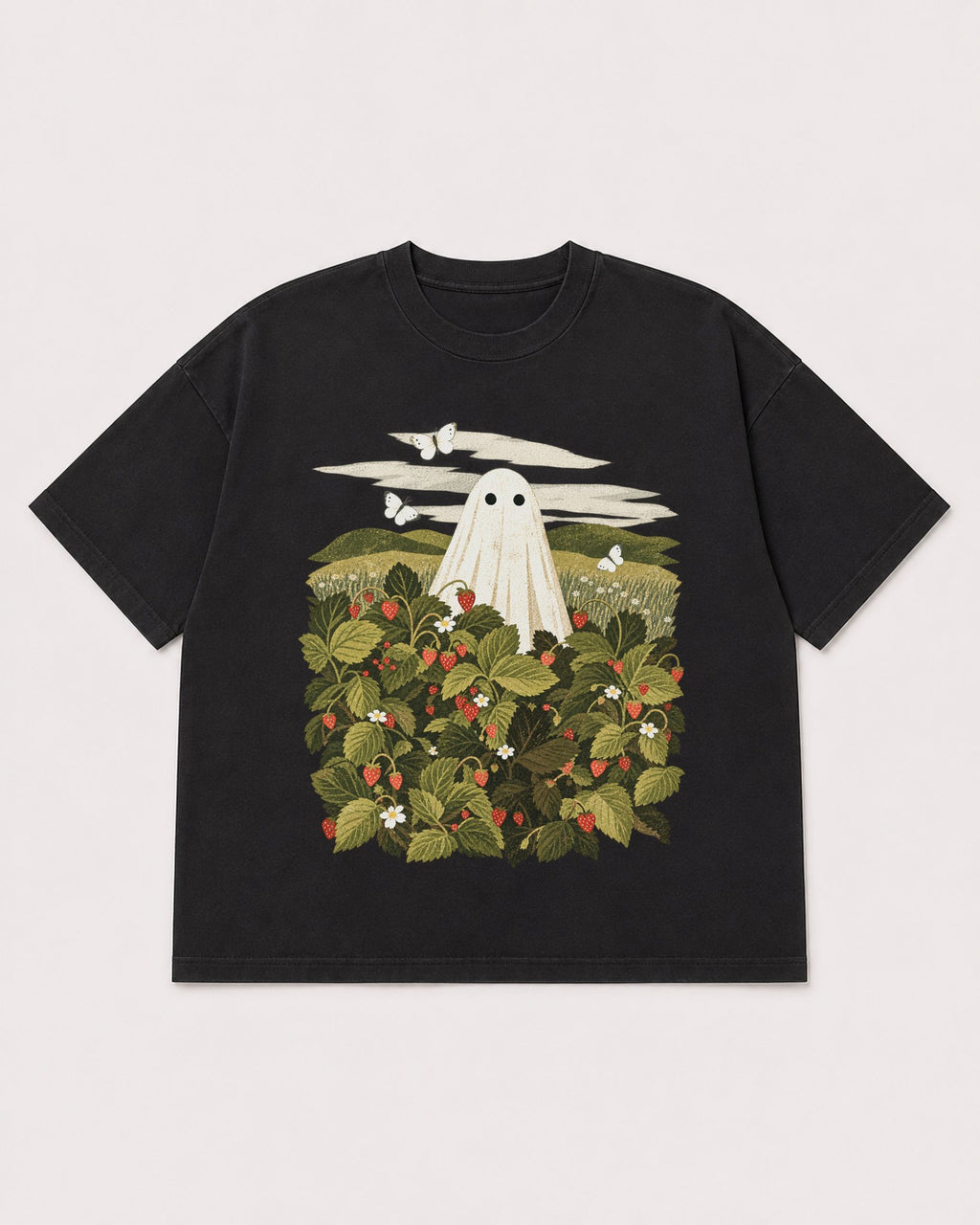 Mockup Boxy Heavyweight Tee Black product