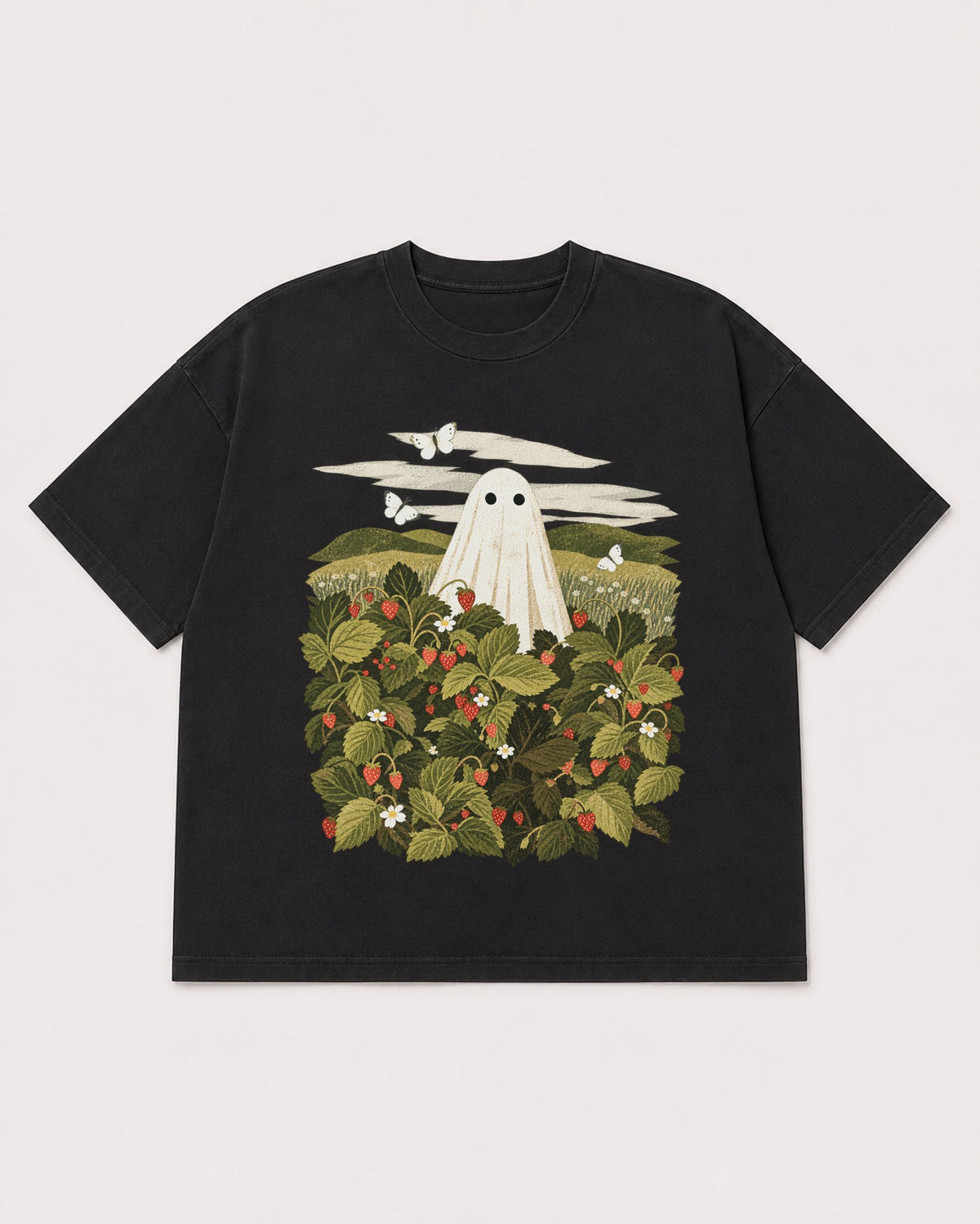 Mockup Boxy Heavyweight Tee Black product