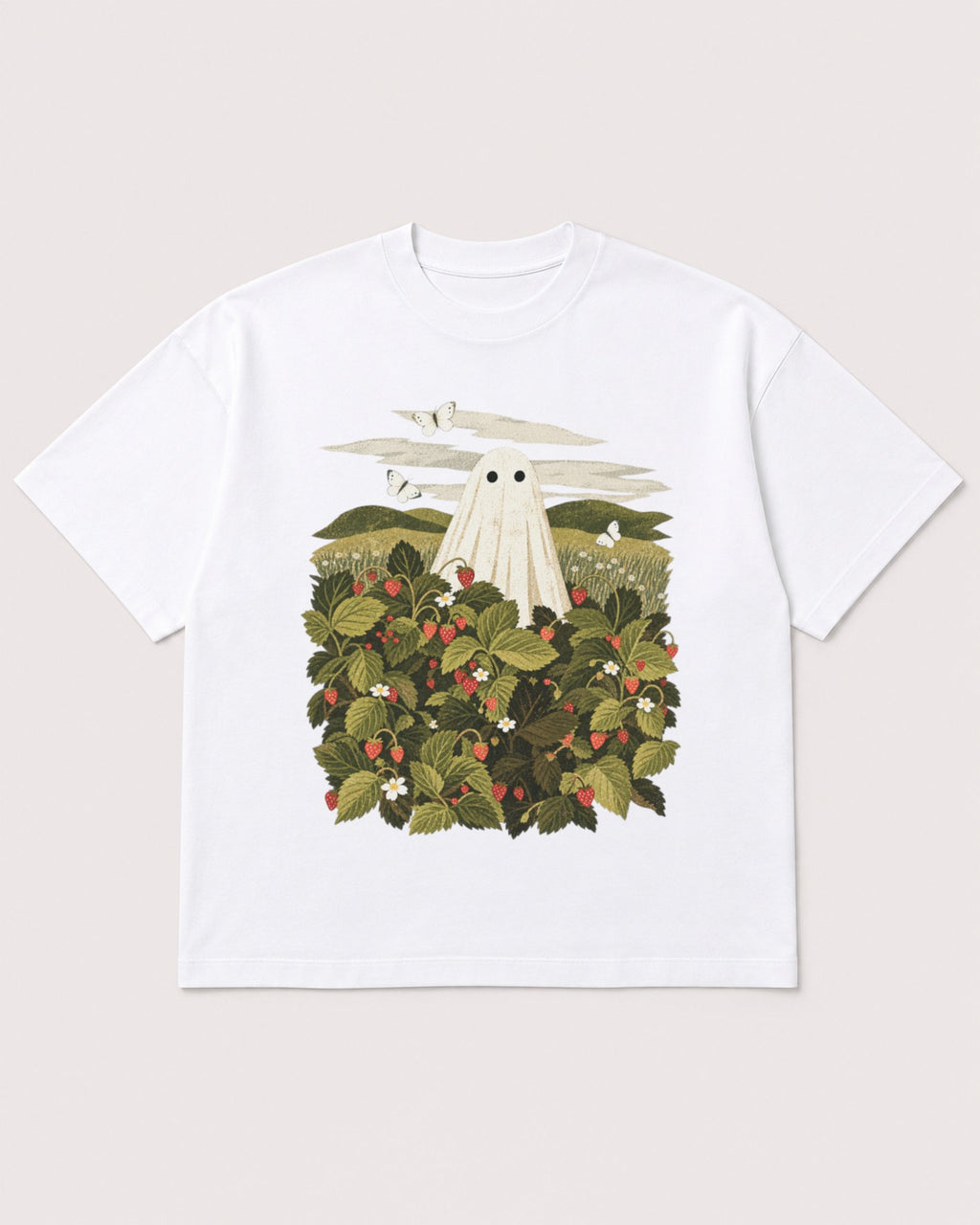 Mockup Boxy Heavyweight Tee White product