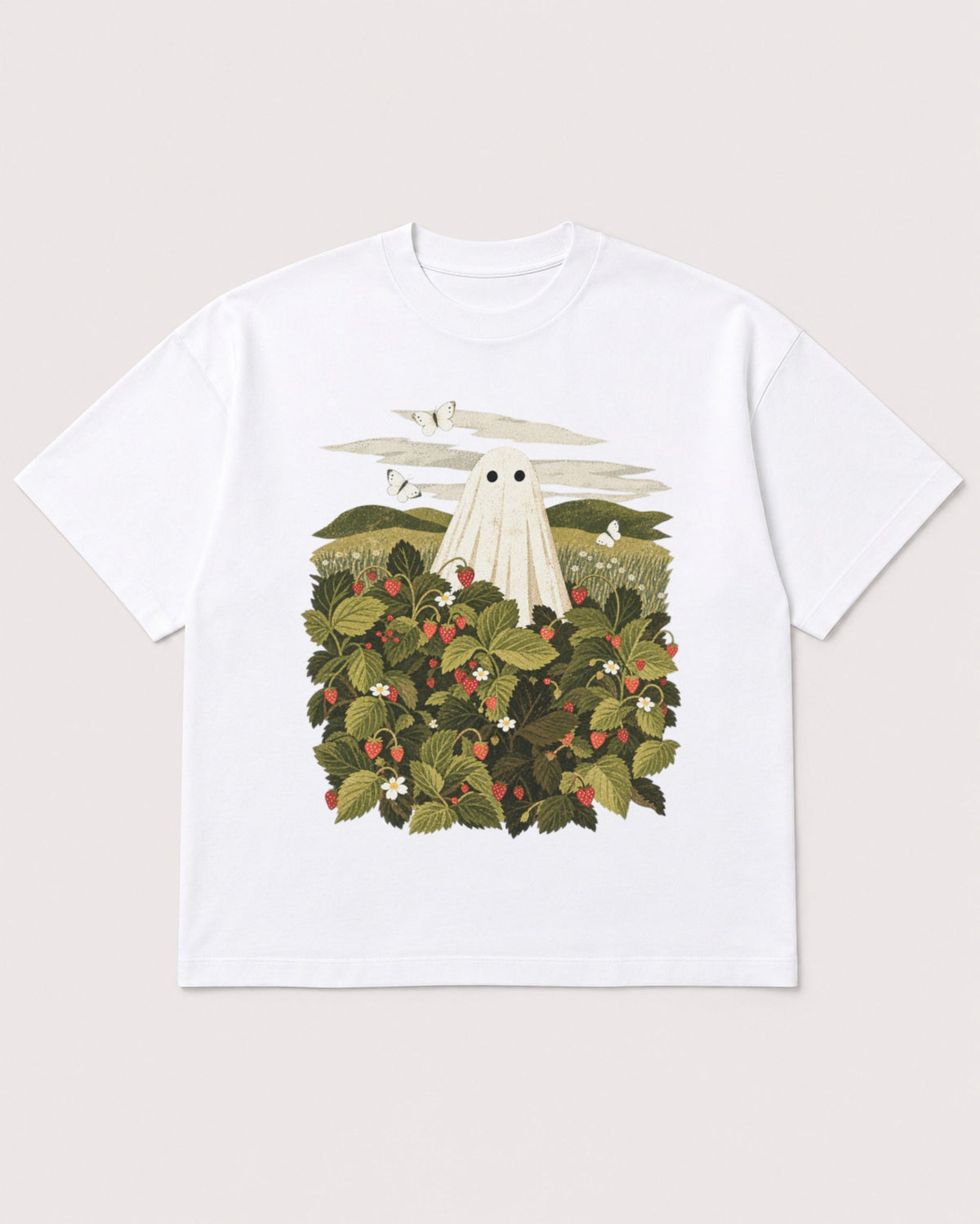 Mockup Boxy Heavyweight Tee White product