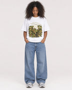 Mockup Boxy Heavyweight Tee White female full-body 05