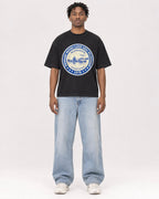 Mockup Boxy Heavyweight Tee Black male full-body 05