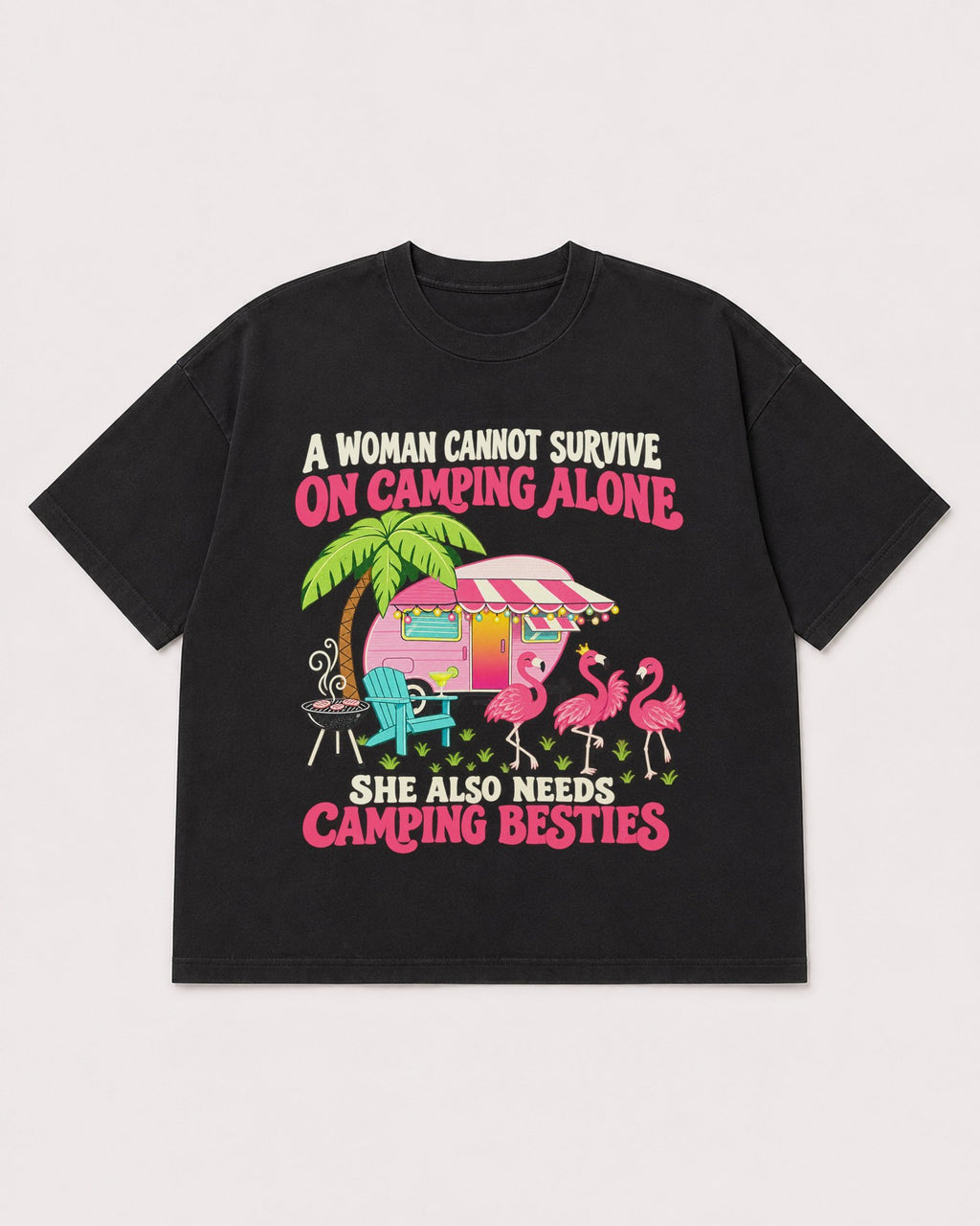 Mockup Boxy Heavyweight Tee Black product