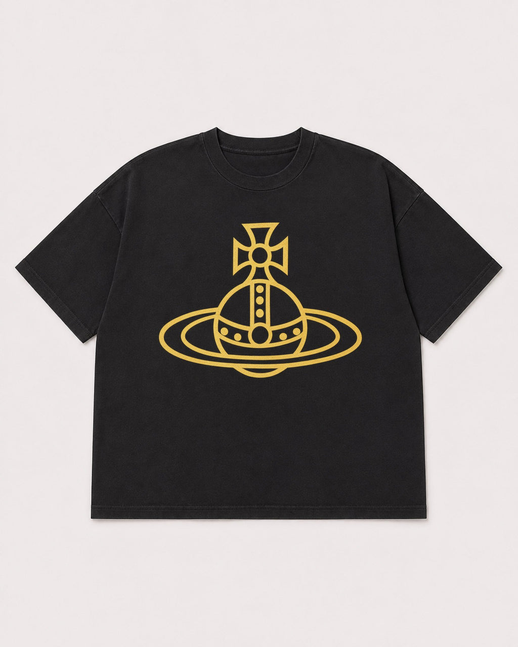 Mockup Boxy Heavyweight Tee Black product