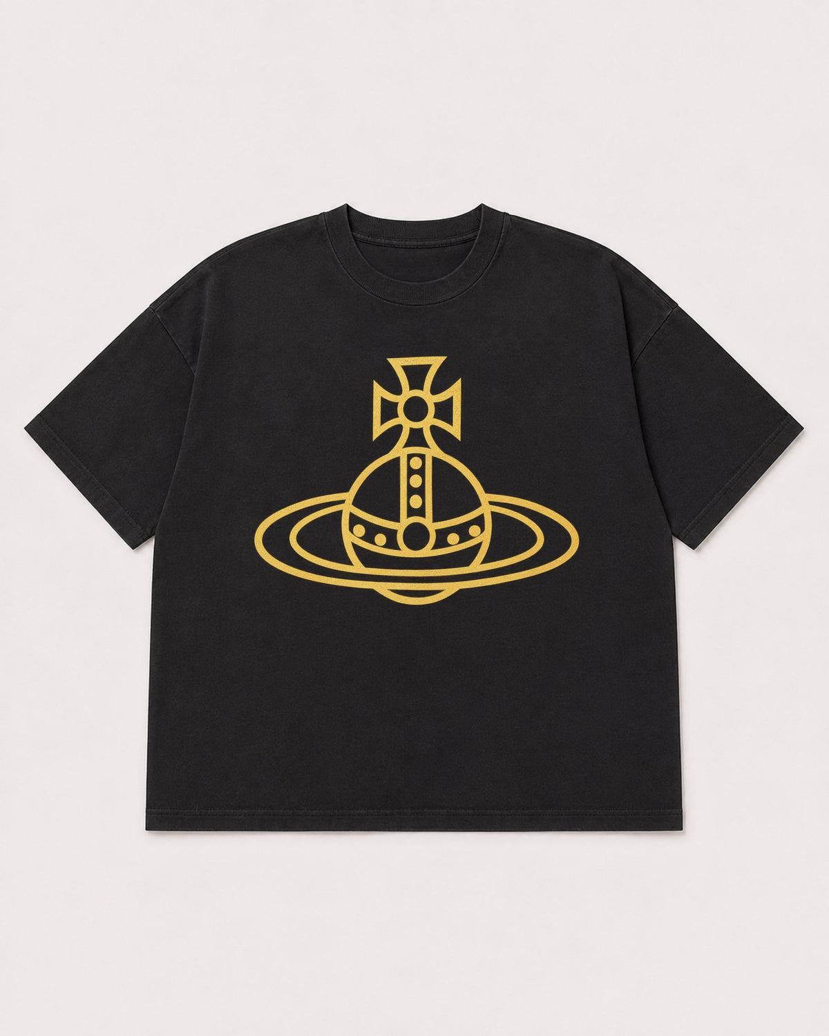 Mockup Boxy Heavyweight Tee Black product