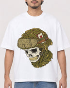 Mockup Boxy Heavyweight Tee White male close-up 02