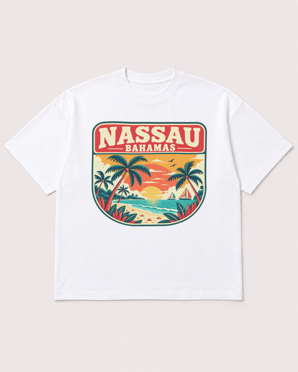 Mockup Boxy Heavyweight Tee White product