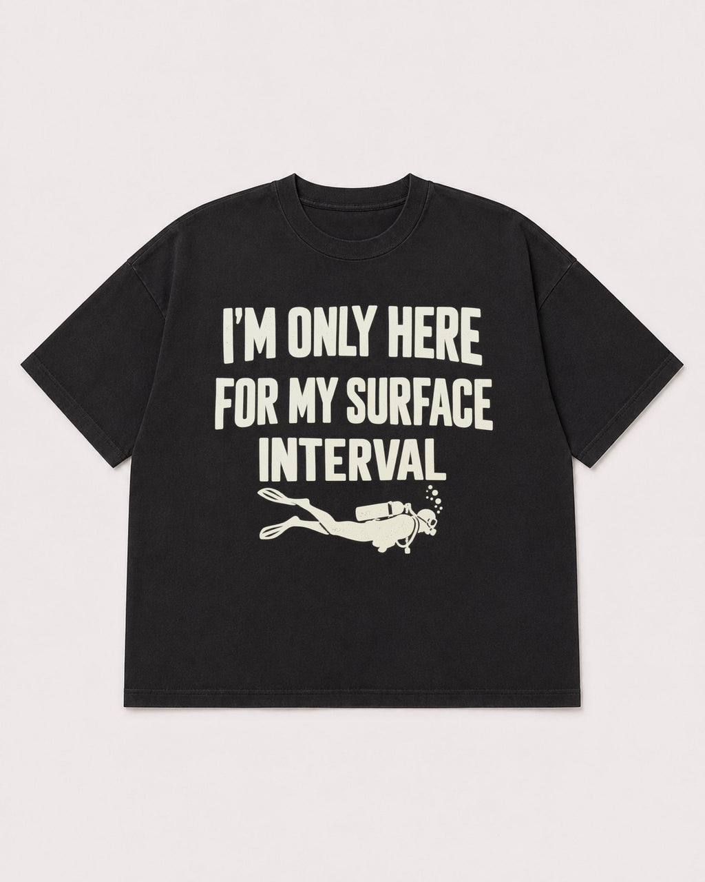 Mockup Boxy Heavyweight Tee Black product