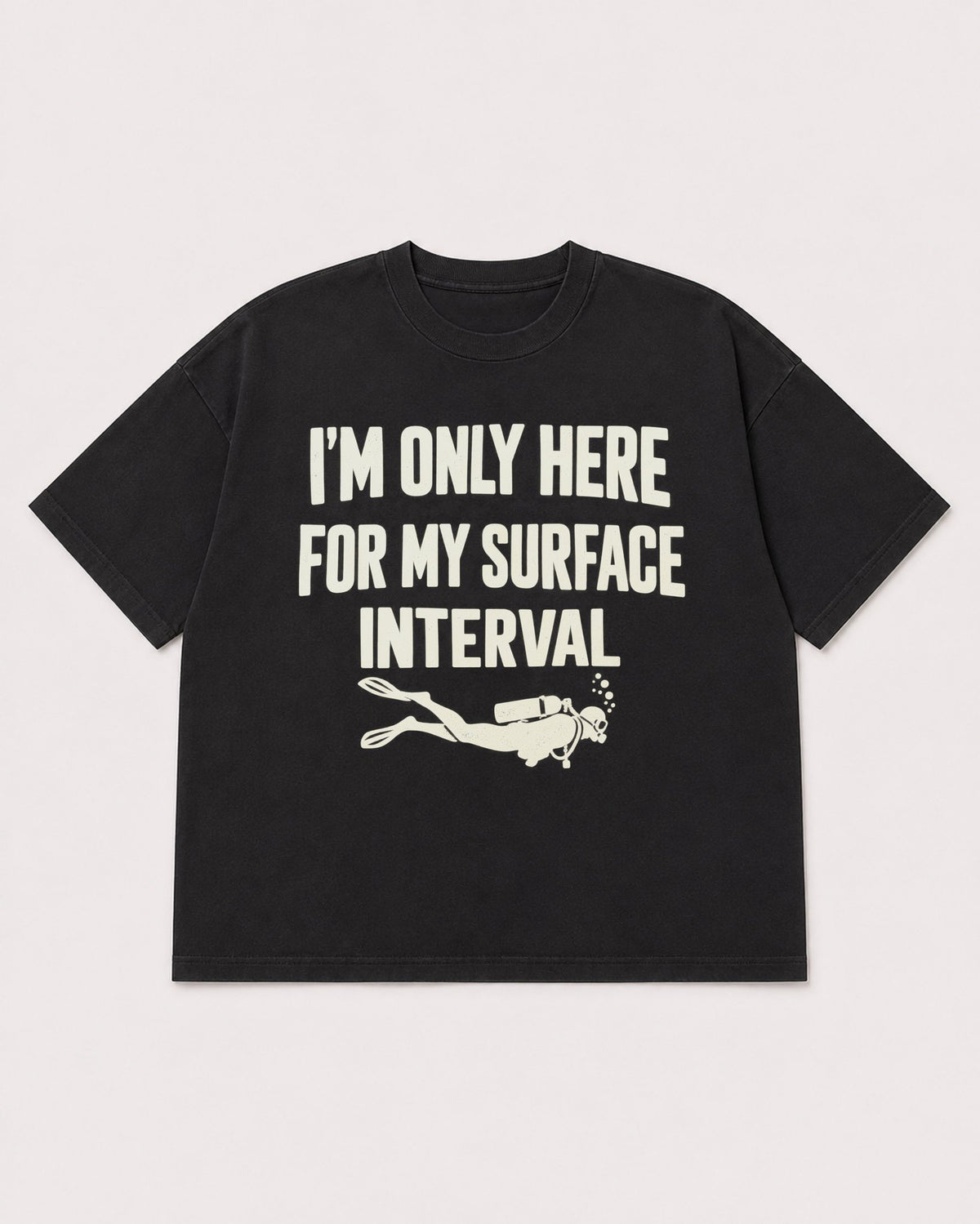 Mockup Boxy Heavyweight Tee Black product
