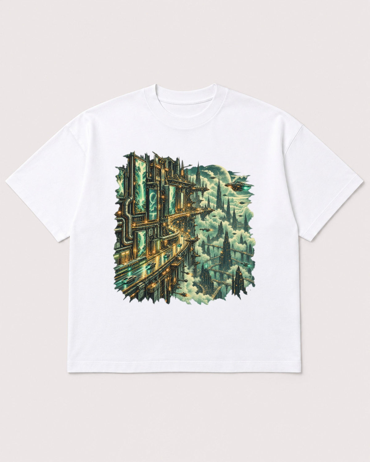 Mockup Boxy Heavyweight Tee White product