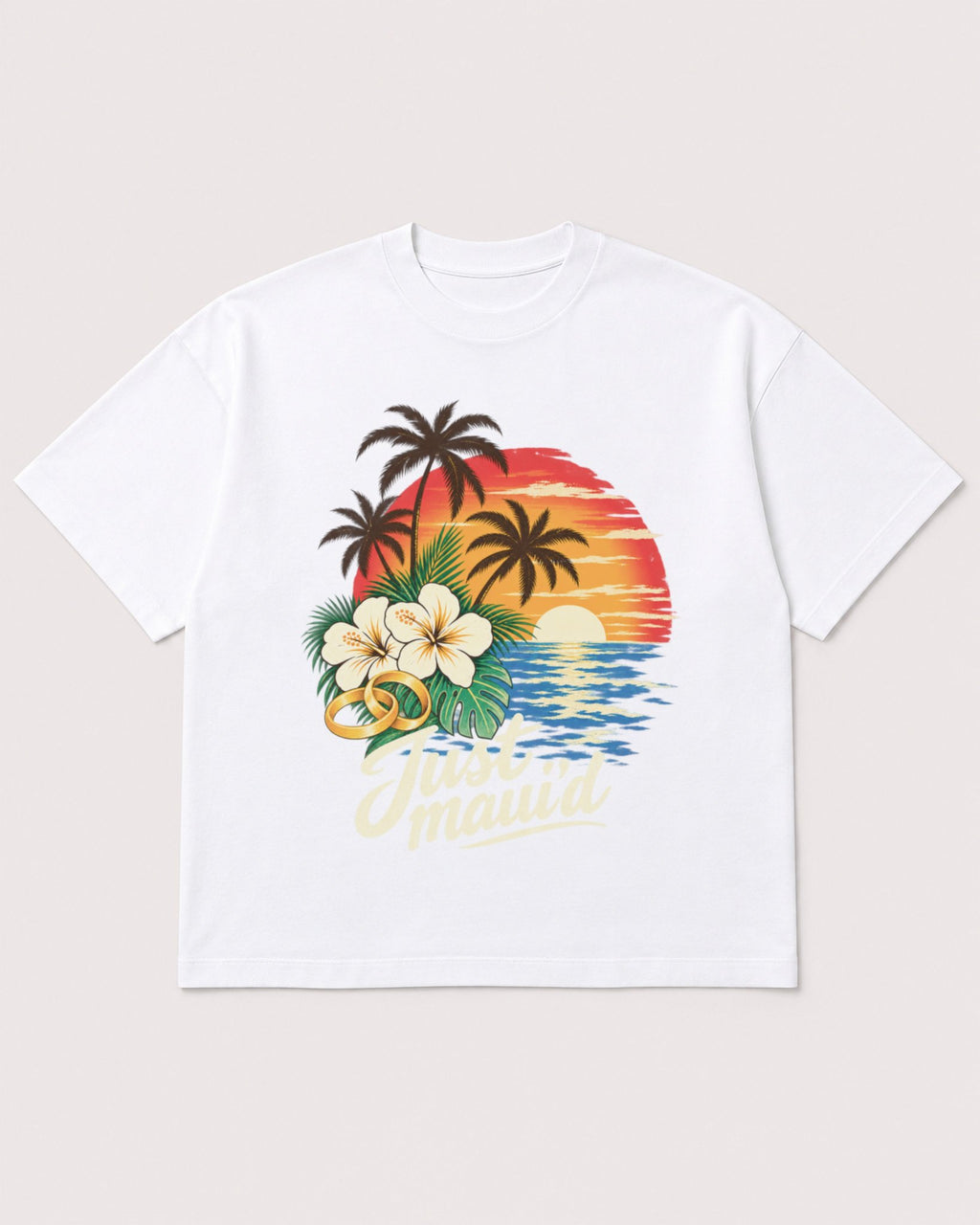 Mockup Boxy Heavyweight Tee White product