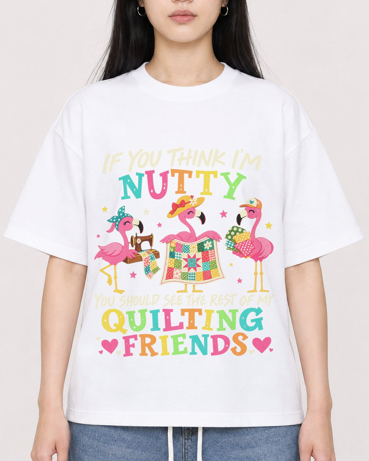 Mockup Boxy Heavyweight Tee White female close-up 01