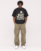 Mockup Boxy Heavyweight Tee Black male full-body 04