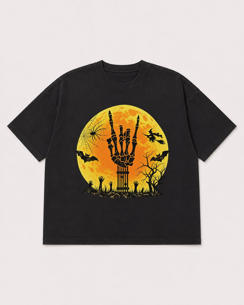 Mockup Boxy Heavyweight Tee Black product
